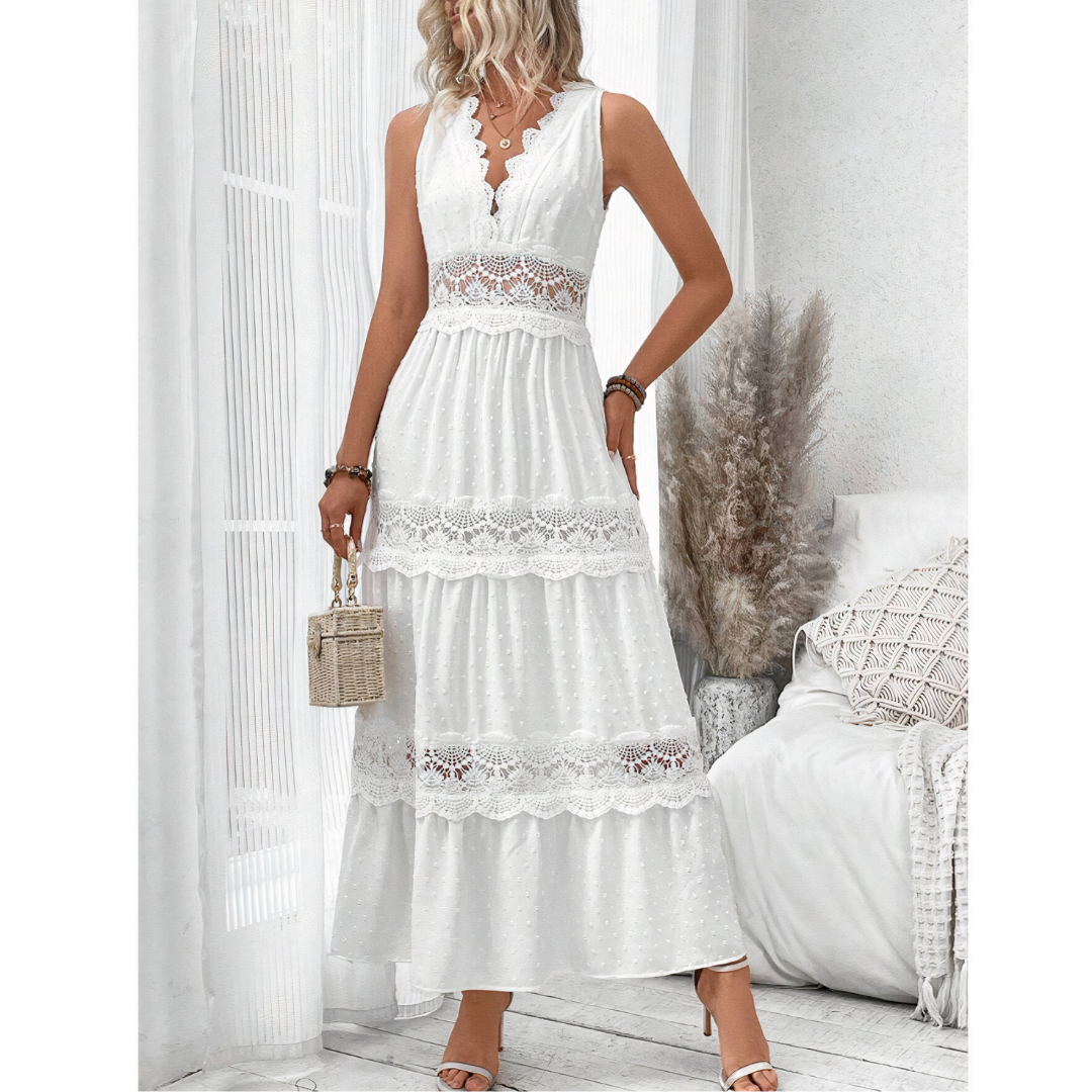 CELESTARA - HEAVENLY LACE GOWN KJOLER