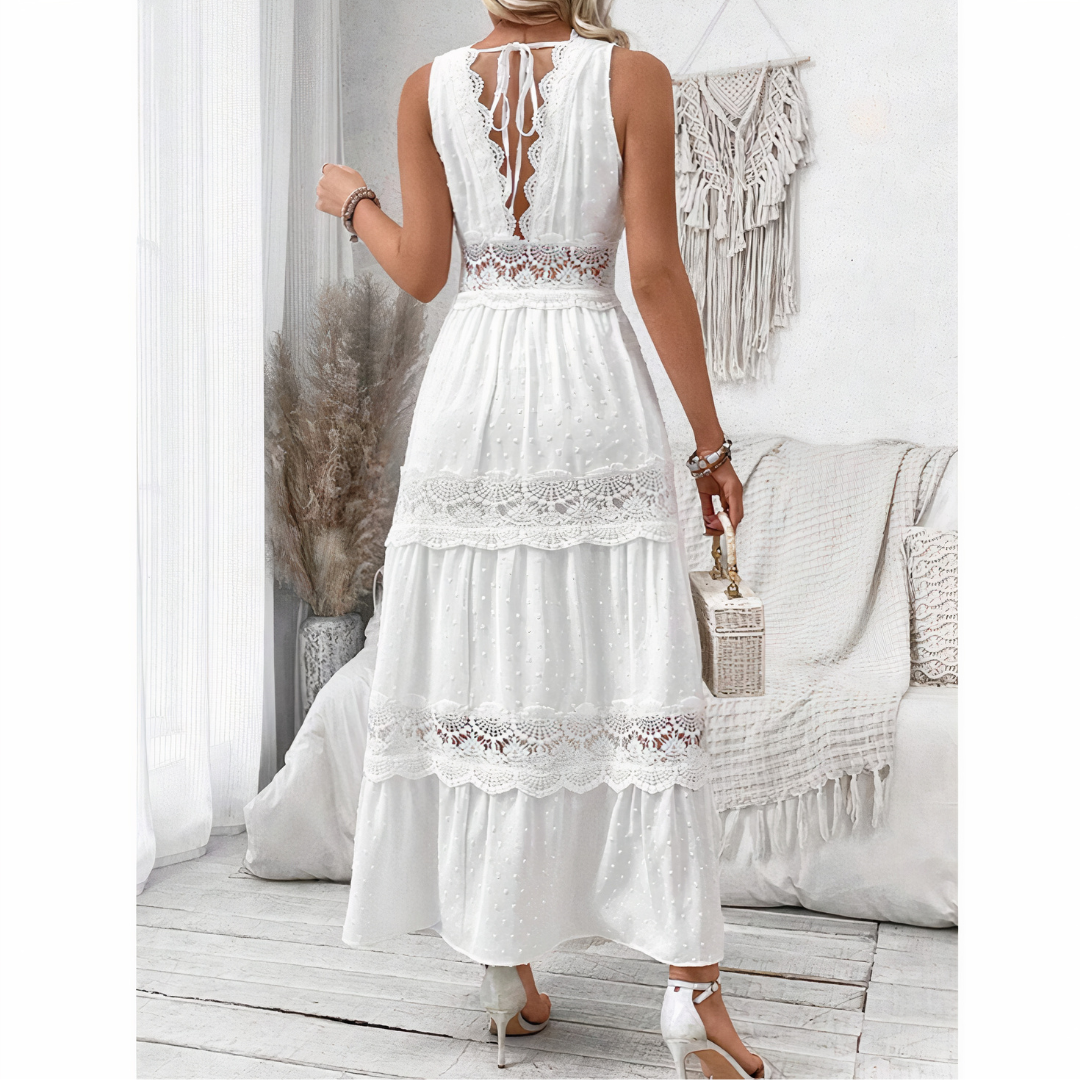 CELESTARA - HEAVENLY LACE GOWN KJOLER