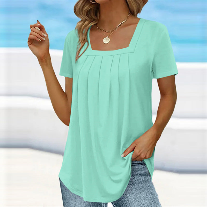 NEW YORK | PLISSERET BLUSE