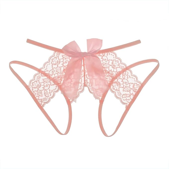 VELVESSA – TRANSPARENT TANGA MED ÅBEN KILE