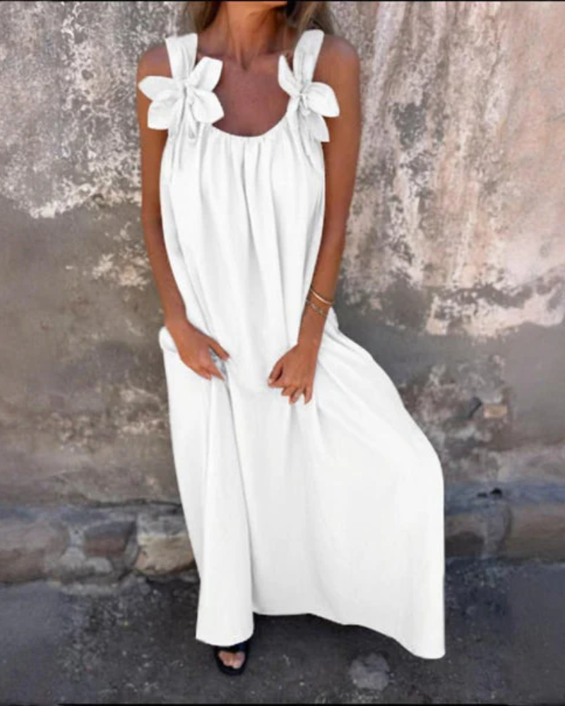 EVADORA - ELEGANT BLOMSTRET MAXI-KJOLE