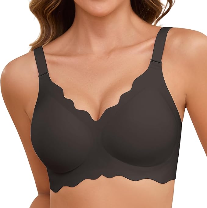 LYANORA – SOFTWAVE FULD DÆKKENDE BØJLEFRI PUSH-UP BH – NUDE SKIN