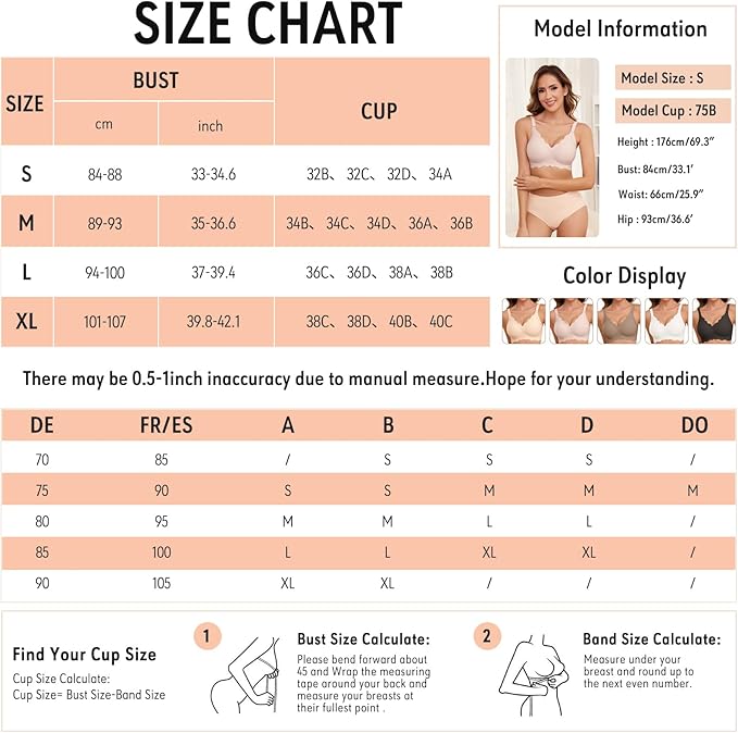 LYANORA – SOFTWAVE FULD DÆKKENDE BØJLEFRI PUSH-UP BH – NUDE SKIN