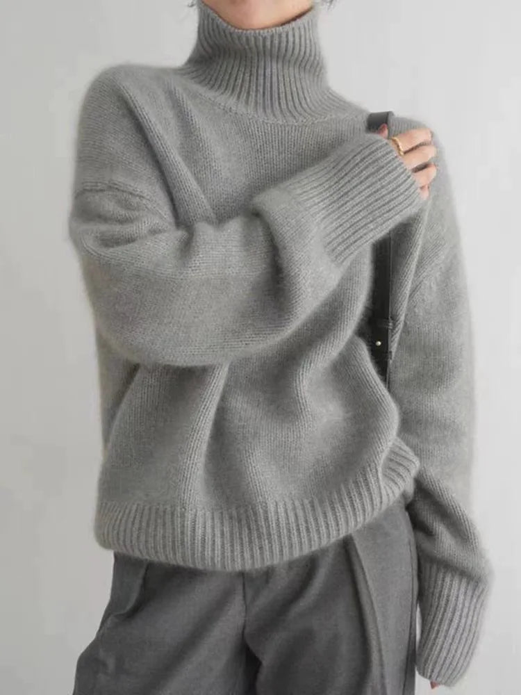 ALMADE - CASHMERE RULLEKRAVE JUMPER