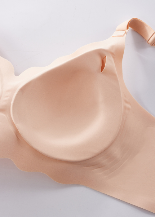 LYANORA – SOFTWAVE FULD DÆKKENDE BØJLEFRI PUSH-UP BH – NUDE SKIN