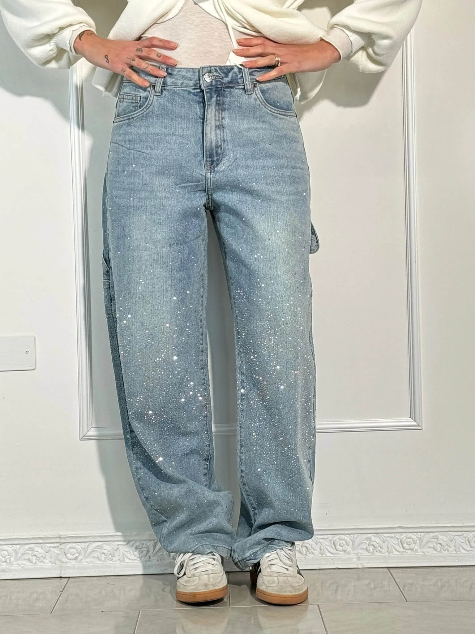 ELOISE - GLINSENDE JEANS
