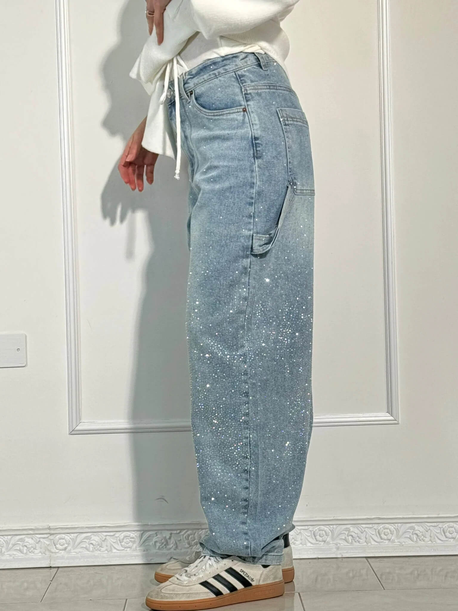 ELOISE - GLINSENDE JEANS