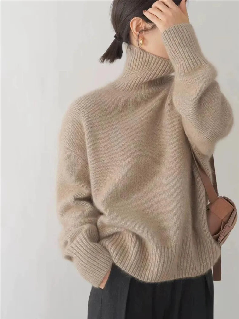 ALMADE - CASHMERE RULLEKRAVE JUMPER