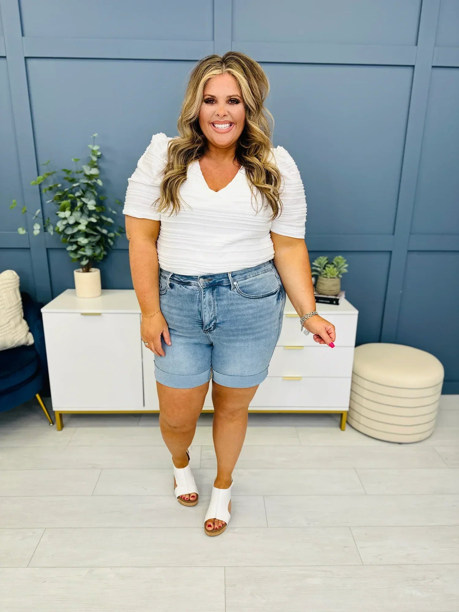 MASERY - CASUAL DENIM SHORTS