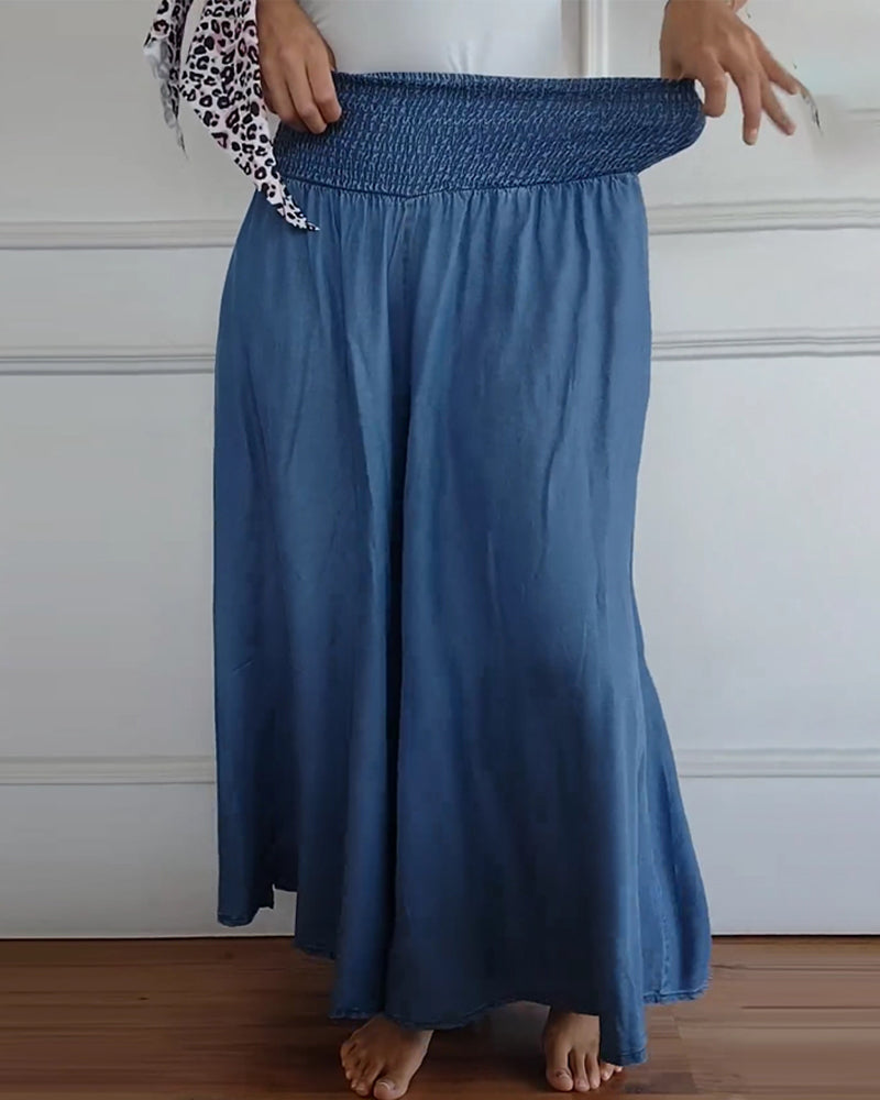 MINA - BUKSER MED ELASTISK TALJE