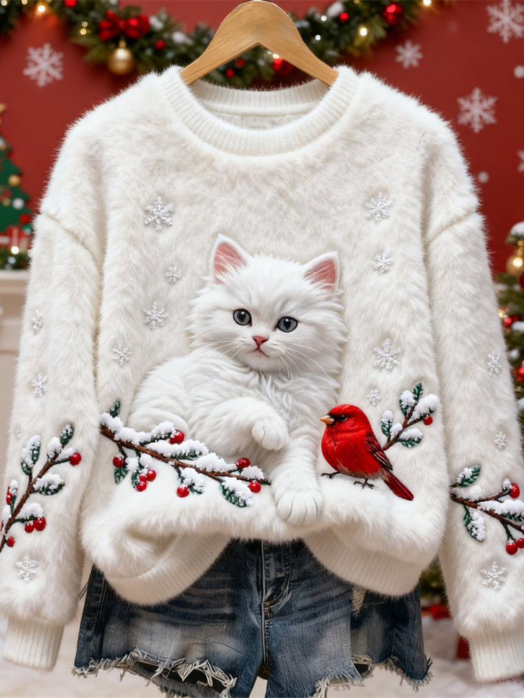 SNEMIS – HYGGESWEATER MED KATTE