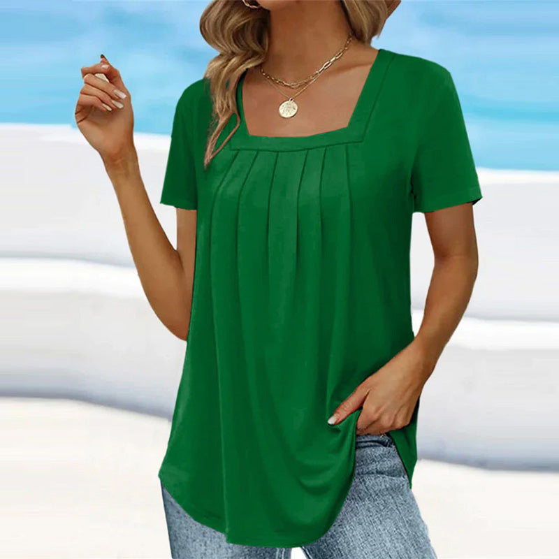 NEW YORK | PLISSERET BLUSE