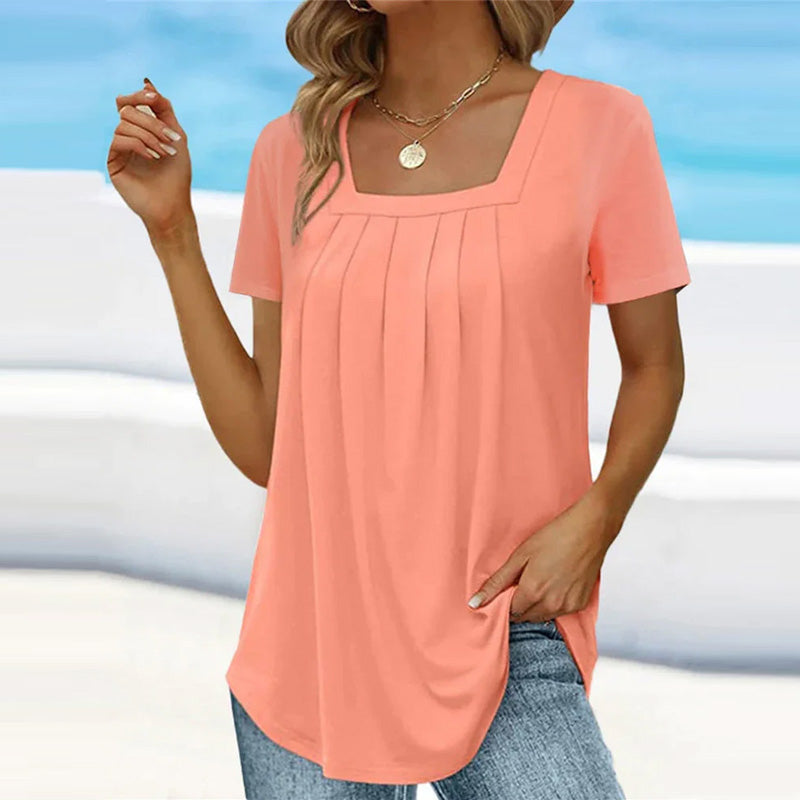 NEW YORK | PLISSERET BLUSE