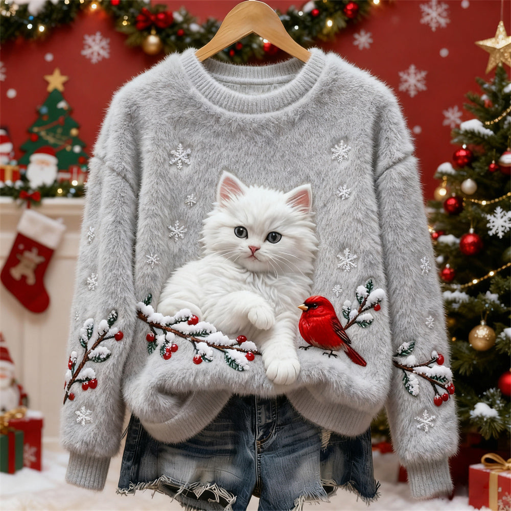 SNEMIS – HYGGESWEATER MED KATTE