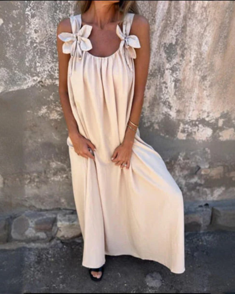 EVADORA - ELEGANT BLOMSTRET MAXI-KJOLE