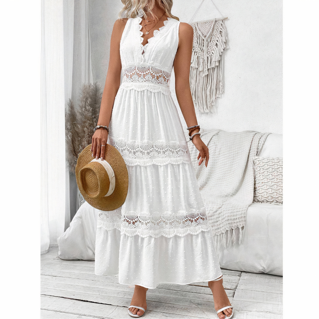 CELESTARA - HEAVENLY LACE GOWN KJOLER