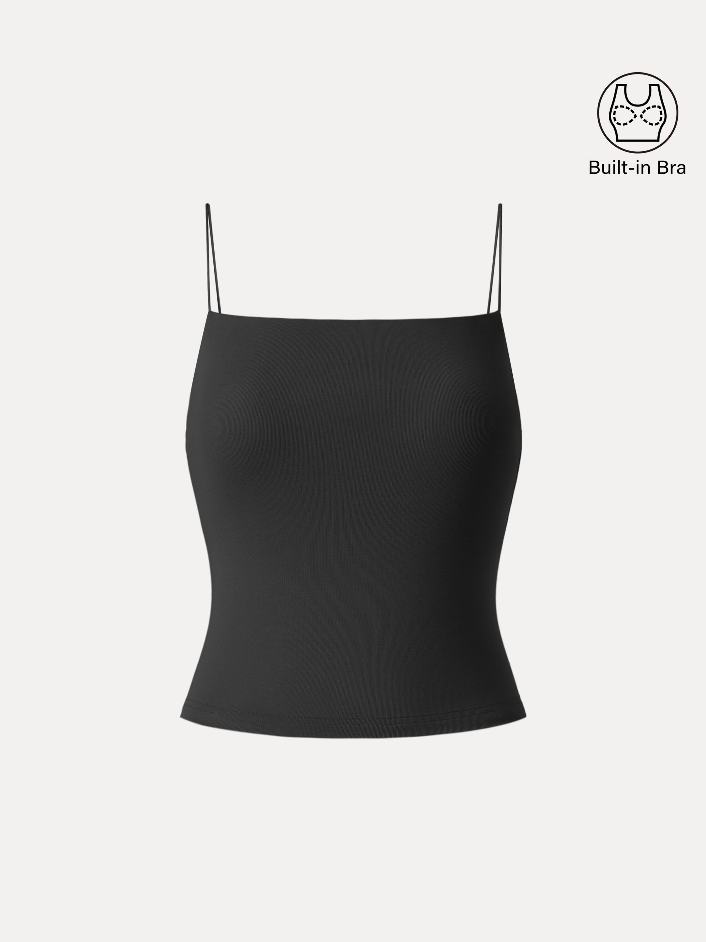 Essential Spaghetti Strap Cropped New Airy Brami
