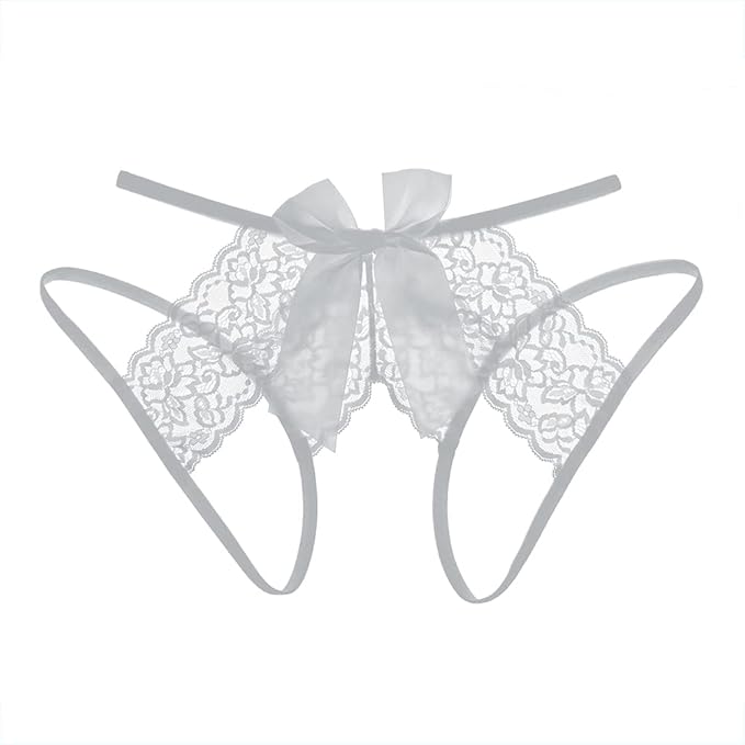 VELVESSA –  TRANSPARENT TANGA MED ÅBEN KILE