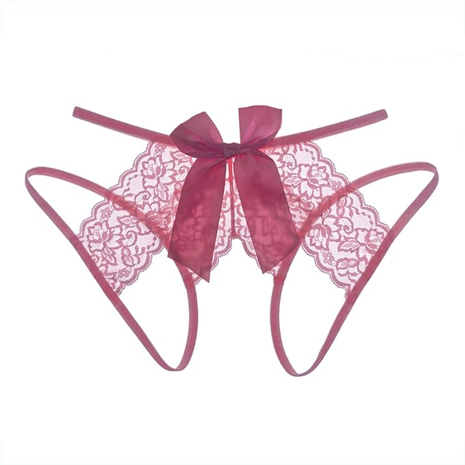 VELVESSA –  TRANSPARENT TANGA MED ÅBEN KILE