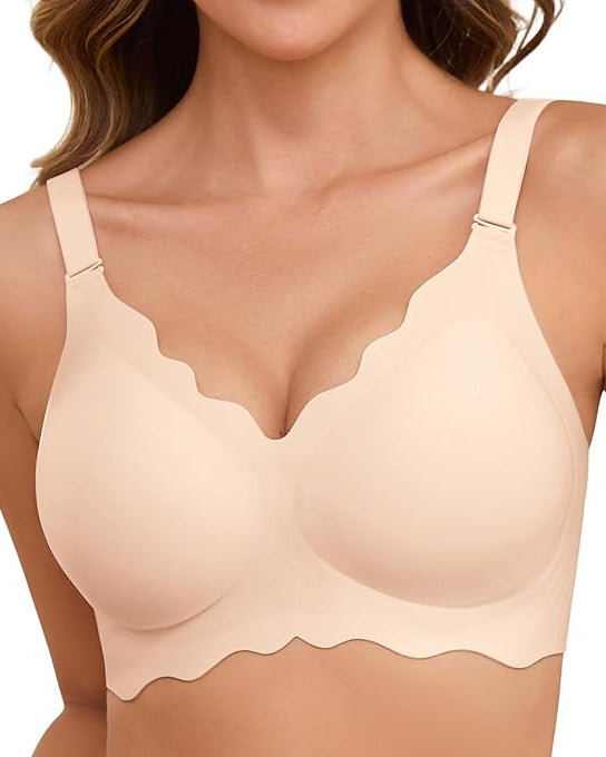 LYANORA – SOFTWAVE FULD DÆKKENDE BØJLEFRI BH – NUDE SKIN