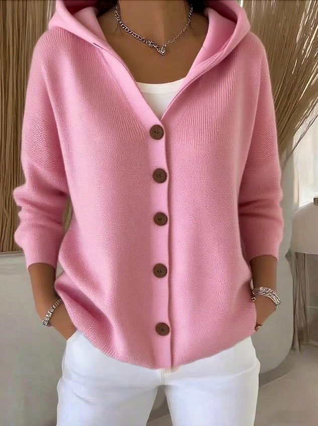 CALENYA – Relaxed Cotton Knit Cardigan