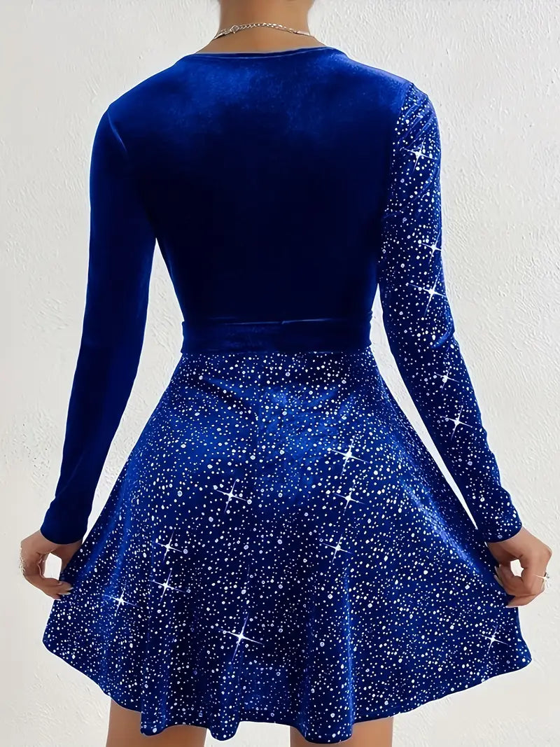 ELVORIA – Classic Velvet Evening Dress