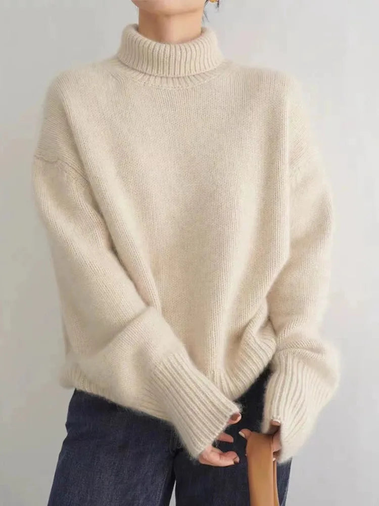 ALMADE - CASHMERE RULLEKRAVE JUMPER