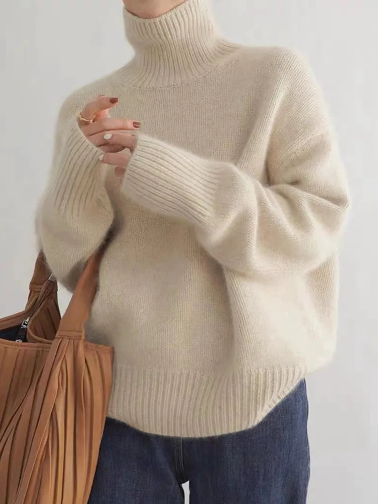 ALMADE - CASHMERE RULLEKRAVE JUMPER