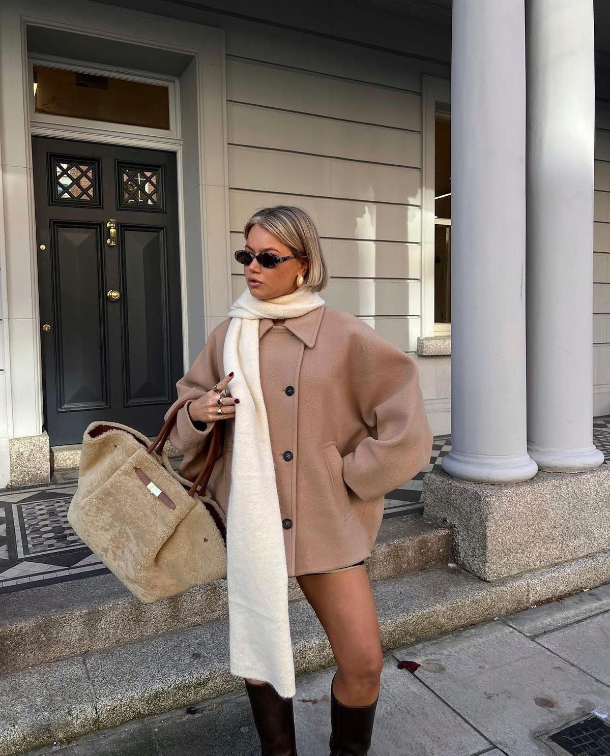 ANNABELLE - OVERSIZED ULD FRAKKE
