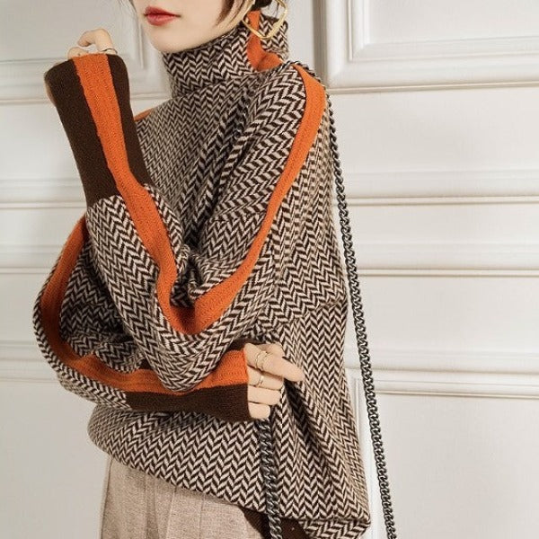 DELVINA – POLOTRÖJA MED IMPONERANDE KONTRASTRÄNDER