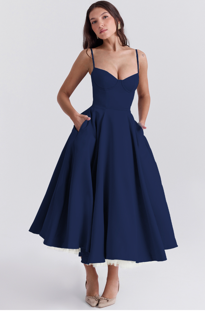 VIRELLE - STILFULD A-LINE KJOLE