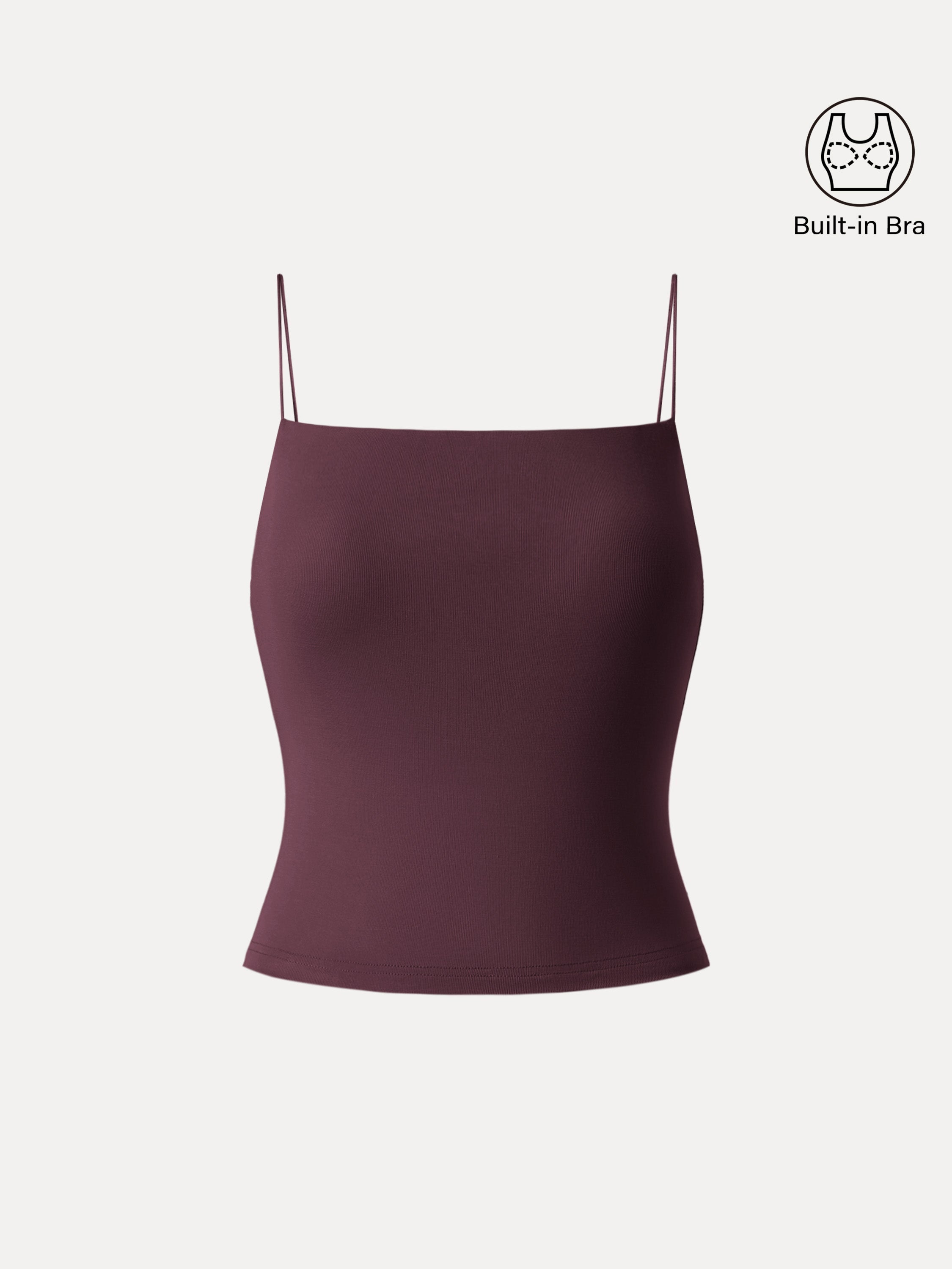 Essential Spaghetti Strap Cropped New Airy Brami
