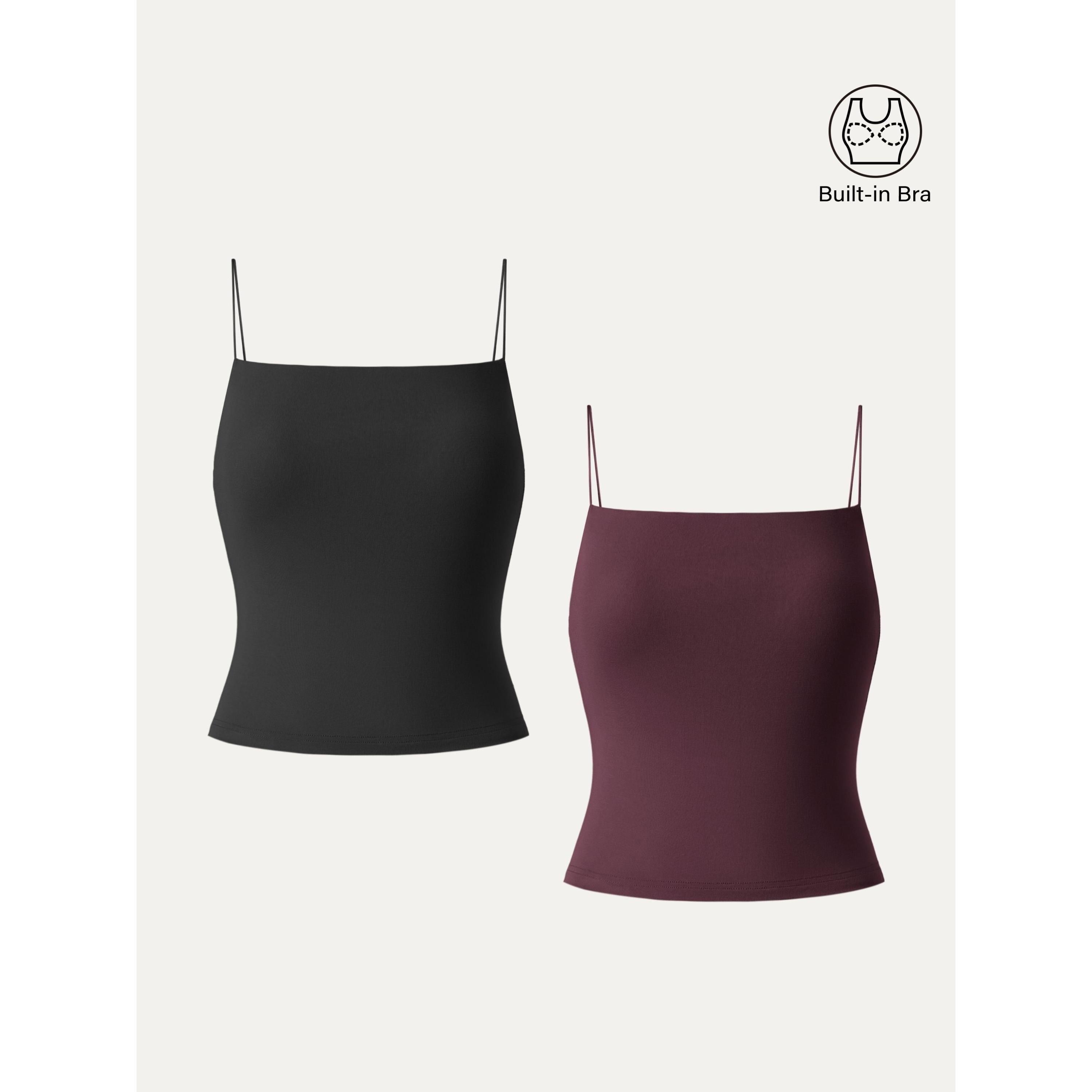 Essential Spaghetti Strap Cropped New Airy Brami