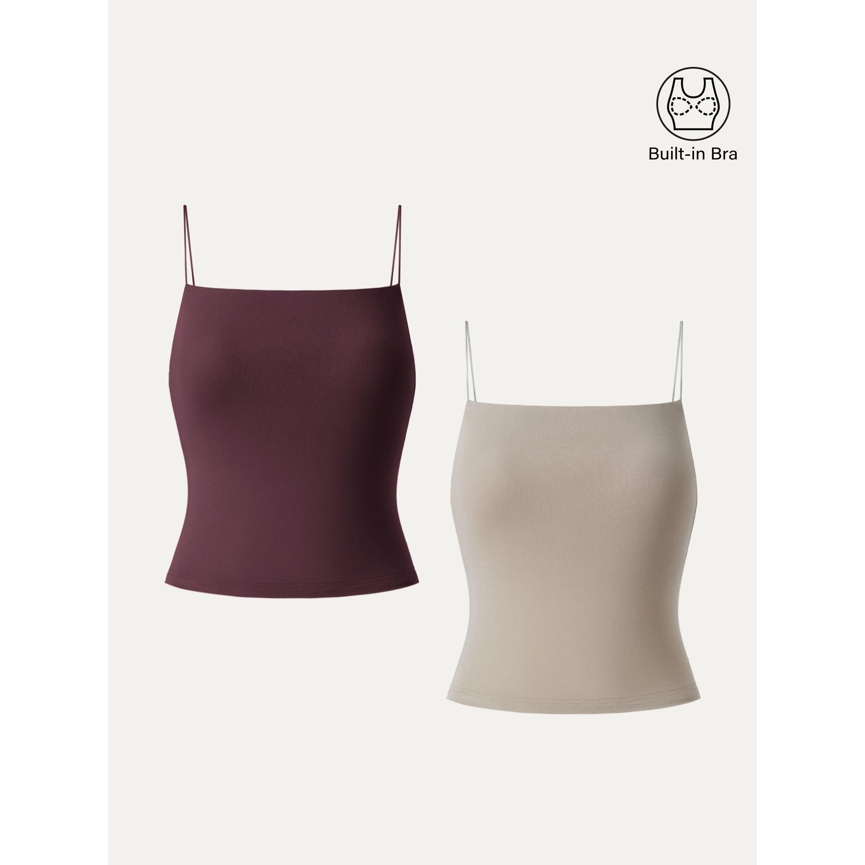 Essential Spaghetti Strap Cropped New Airy Brami