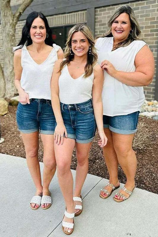 MASERY - CASUAL DENIM SHORTS